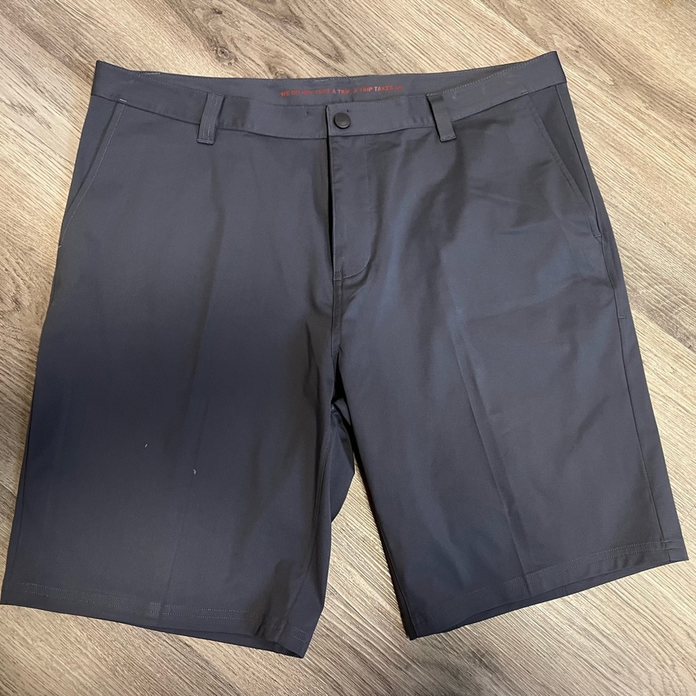 Rhone Shorts Men Navy Blue Stretch Golf Chino Performance Active Casual Sz 38 Q7